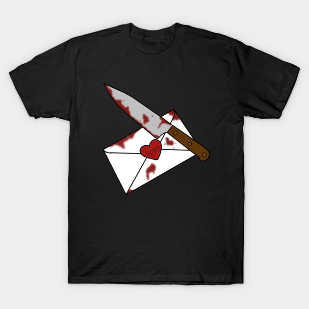 yandere love letter T-Shirt by LillyTheChibi